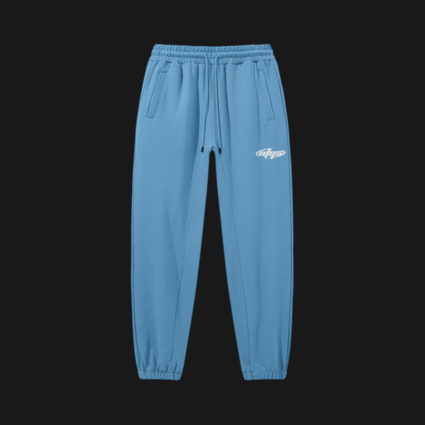 Baggy Heavyweight Sweatpants (Pastel Blue)