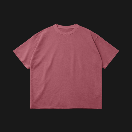 Faded Core Tee (Light Red)