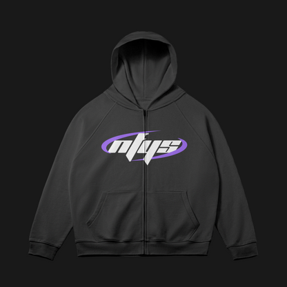 Heavyweight Fleece Zip (Black)