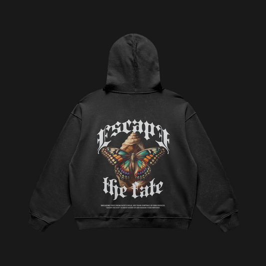 "Escape The Fate" Heavy Retro Hoodie (Black)