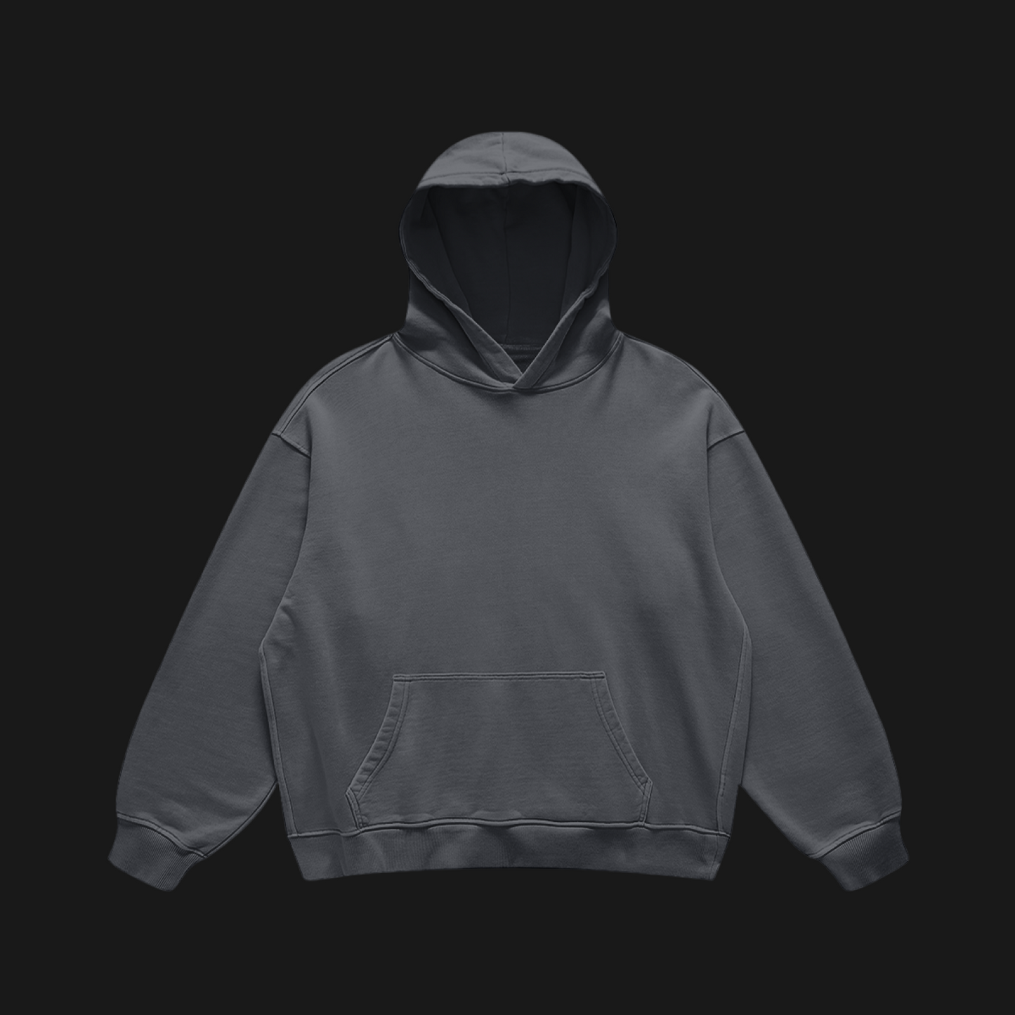 Heavyweight Core Retro Hoodie (Gray)