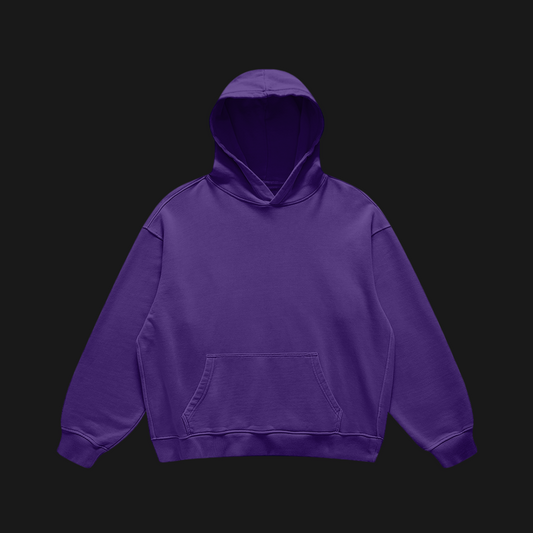 Heavyweight Core Retro Hoodie (Purple)