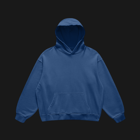 Heavyweight Core Retro Hoodie (Blue)