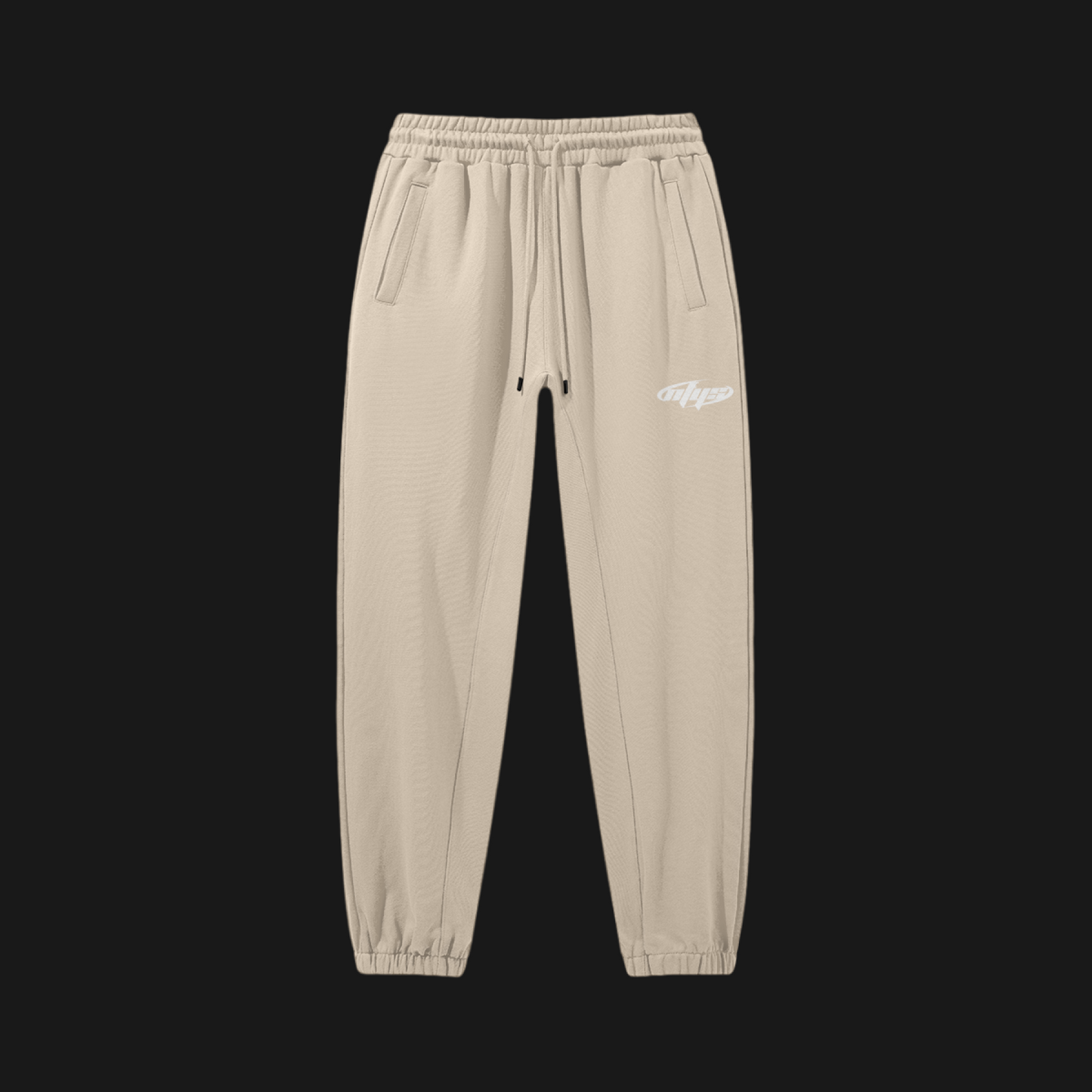 Baggy Heavyweight Sweatpants (Dark Vanilla)