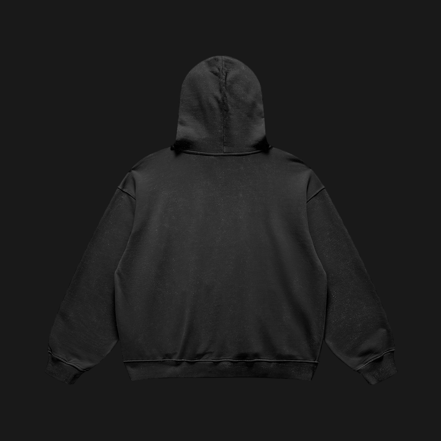 Heavyweight Core Retro Hoodie (Black)