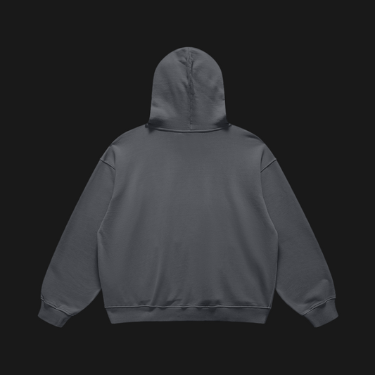 Heavyweight Core Retro Hoodie (Gray)