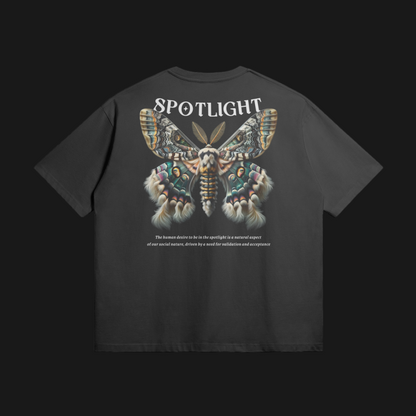 "Spotlight" Oversized Tee (Black)